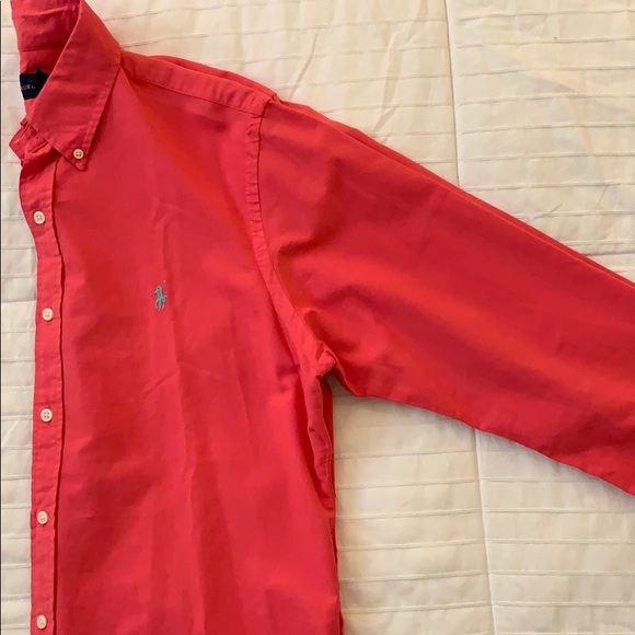 Coral Pink Classic Fit Button Down - Ralph Lauren - Picture 2 of 6